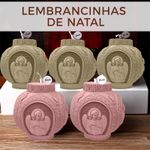 Molde de Silicone Mini Bola Enfeite De Natal- Modelo 2- 5cm