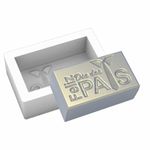 Molde de Silicone Barra Retangular Feliz dia dos Pais Gravata