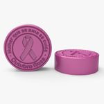 Molde de Silicone Outubro Rosa Redondo
