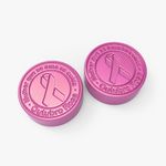 Molde de Silicone Outubro Rosa Redondo