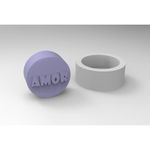 Molde de Silicone Amor Ib