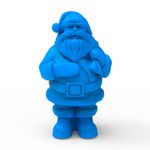 Molde de Silicone Papai Noel C/ Saco de Presentes- Grande