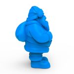 Molde de Silicone Papai Noel C/ Saco de Presentes- Grande