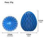 Molde de Silicone Ovo de Pascoa Ondulado