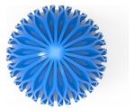 Molde de Silicone Ovo de Pascoa Ondulado