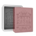 Molde de Silicone Retangular Feliz Natal