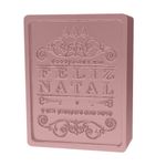 Molde de Silicone Retangular Feliz Natal