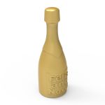 Molde de Silicone Garrafa Champanhe Feliz Ano Novo | Para Velas Artesanais Temáticas