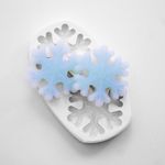 Molde de Silicone Floco de Neve 2Cav.