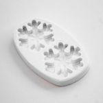 Molde de Silicone Floco de Neve 2Cav.