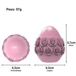 Molde de Silicone Ovo de Páscoa c/ Rosas