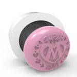 Forma de Silicone Oval Super Mãe Dia das Mães Ideal para Gesso Vela e Sabonete