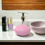 Forma de Silicone Oval Super Mãe Dia das Mães Ideal para Gesso Vela e Sabonete