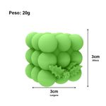 Molde de Silicone Mini Cubo com Bolinhas Natal | Bubble