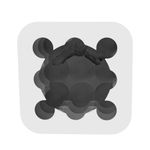 Molde de Silicone Mini Cubo com Bolinhas Natal | Bubble