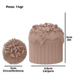 Molde de Silicone Mini Panetone de Chocolate