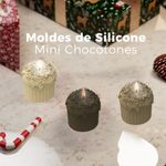 Molde de Silicone Mini Panetone de Chocolate