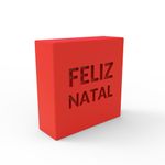Molde de Silicone Barra Feliz Natal