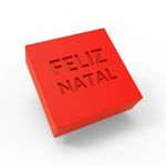 Molde de Silicone Barra Feliz Natal