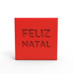 Molde de Silicone Barra Feliz Natal