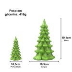 Molde de Silicone Árvore de Natal Pinheiro Folhas- Grande