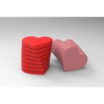 Forma de Silicone Coração Vela