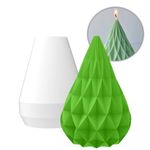 Molde de Silicone Arvore de Natal Geométrica 10cm- Modelo 03
