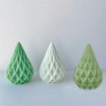 Molde de Silicone Arvore de Natal Geométrica 10cm- Modelo 03