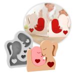 Forma de Silicone Mãe com Bebê