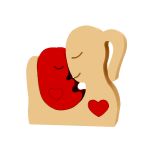Forma de Silicone Mãe com Bebê