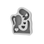 Forma de Silicone Mãe com Bebê
