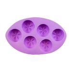 Molde de Silicone Rechaud Floco de Neve 6Cav.