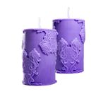 Forma de Silicone Vela cilindrica casal namorados arabesco