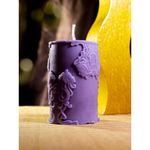 Forma de Silicone Vela cilindrica casal namorados arabesco