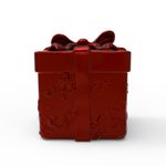 Molde de Silicone Caixa de Presente Natalino