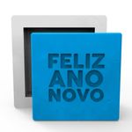 Molde de Silicone Quadrada Feliz Ano Novo