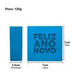 Molde de Silicone Quadrada Feliz Ano Novo