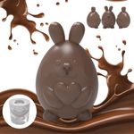 Molde de Silicone Alimenticio Ovo de Páscoa Coelho Coelhinho