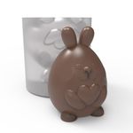 Molde de Silicone Alimenticio Ovo de Páscoa Coelho Coelhinho