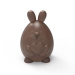 Molde de Silicone Alimenticio Ovo de Páscoa Coelho Coelhinho