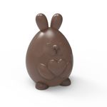 Molde de Silicone Alimenticio Ovo de Páscoa Coelho Coelhinho