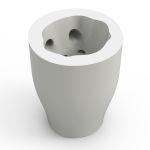 Forma de Silicone Fantasma com Chapéu – Ideal para Velas Artesanais de Halloween