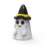 Forma de Silicone Fantasma com Chapéu – Ideal para Velas Artesanais de Halloween