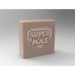 Molde de Silicone Barra Super Mãe