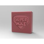 Molde de Silicone Barra Super Mãe
