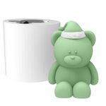 Molde de Silicone Urso de Natal 5cm