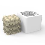 Molde de Silicone Cubo de Caveiras | Para Velas, Gesso e Artesanatos