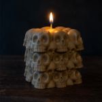 Molde de Silicone Cubo de Caveiras | Para Velas, Gesso e Artesanatos
