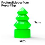 Molde de Silicone Arvore de Natal Geométrica Modelo 6