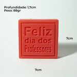 Forma de Silicone Dia dos Professores